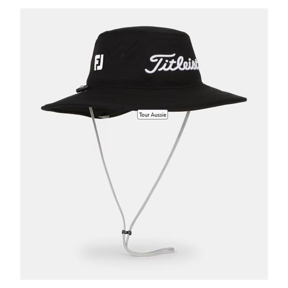 Titleist Tour Aussie pánský klobouk, černý