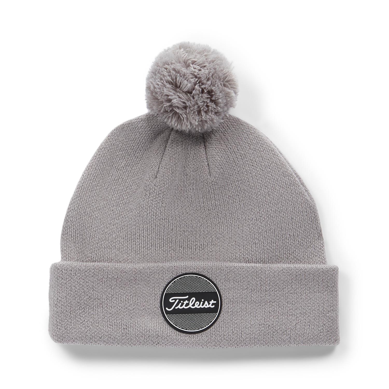 Titleist Boardwalk Pom Pom pánská zimní čepice, šedá