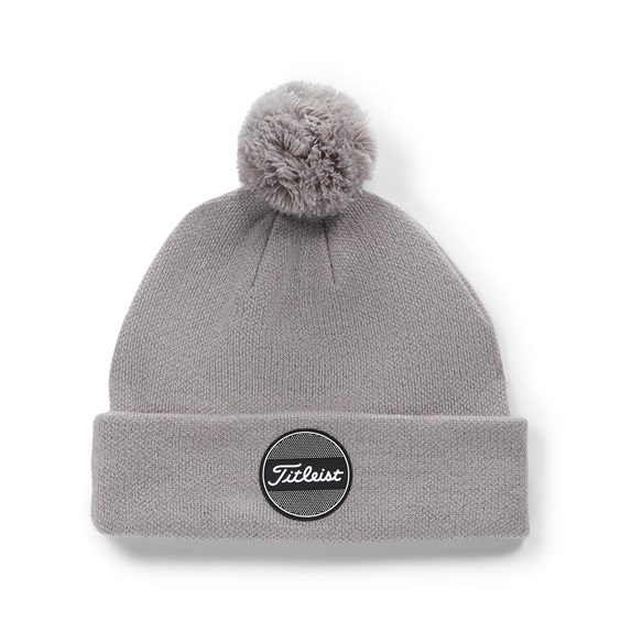 Titleist Boardwalk Pom Pom pánská zimní čepice, šedá