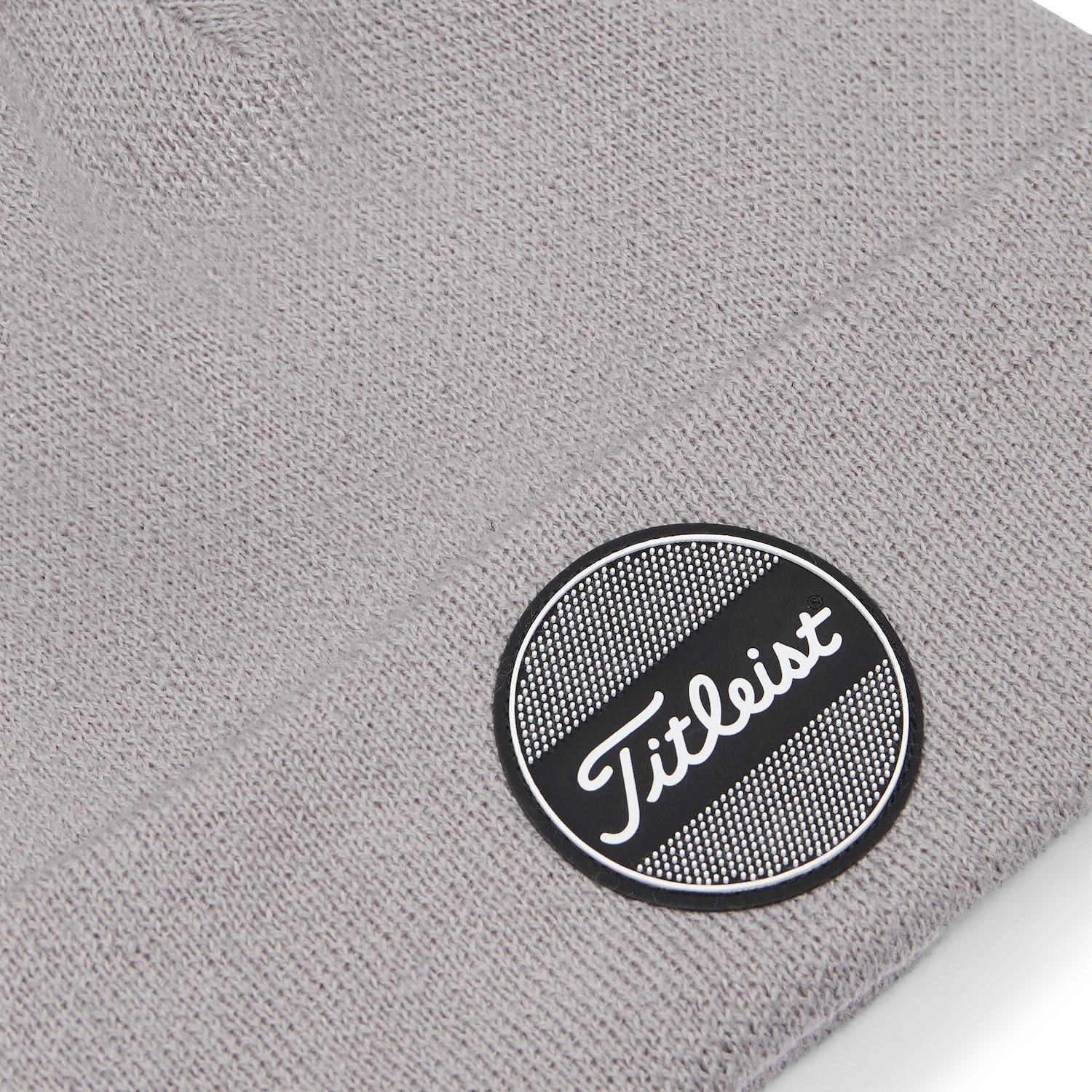 Titleist Boardwalk Pom Pom pánská zimní čepice, šedá