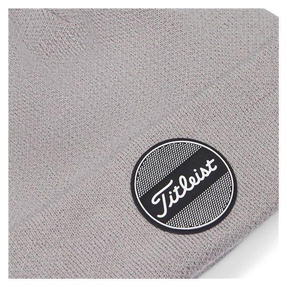 Titleist Boardwalk Pom Pom pánská zimní čepice, šedá