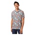 Travis Mathew Featherweight sand pánské polo, heather medium grey