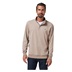 Travis Mathew CLOUD QUARTER ZIP 2.0 pánská fleecová mikina, béžová