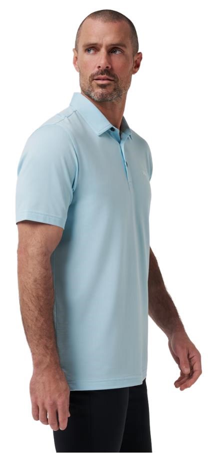 Travis Mathew Featherweight pánské polo, cory blue