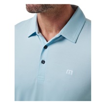 Travis Mathew Featherweight pánské polo, cory blue