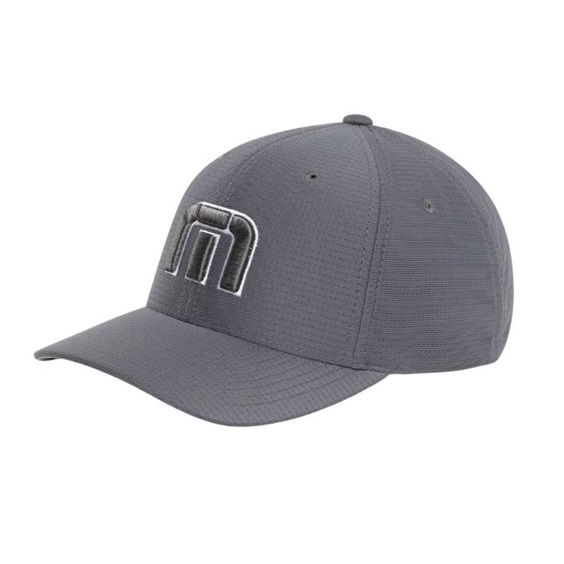 Travis Mathew B-Bahamas Fitted pánská golfová kšiltovka, šedá