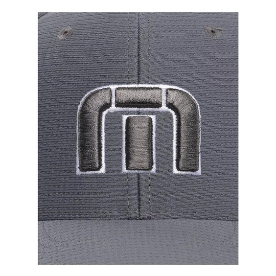 Travis Mathew B-Bahamas Fitted pánská golfová kšiltovka, šedá