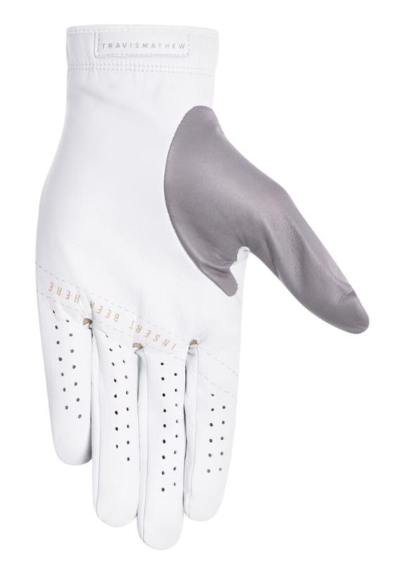 Travis Mathew Double Me 2.0 pánská golfová rukavice, bílá