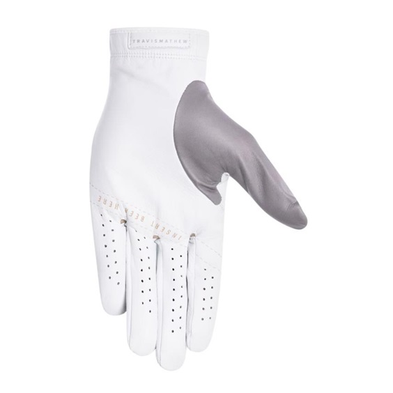 Travis Mathew Double Me 2.0 pánská golfová rukavice, bílá