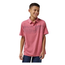 Travis Mathew FINAL CALL dětské polo, růžové