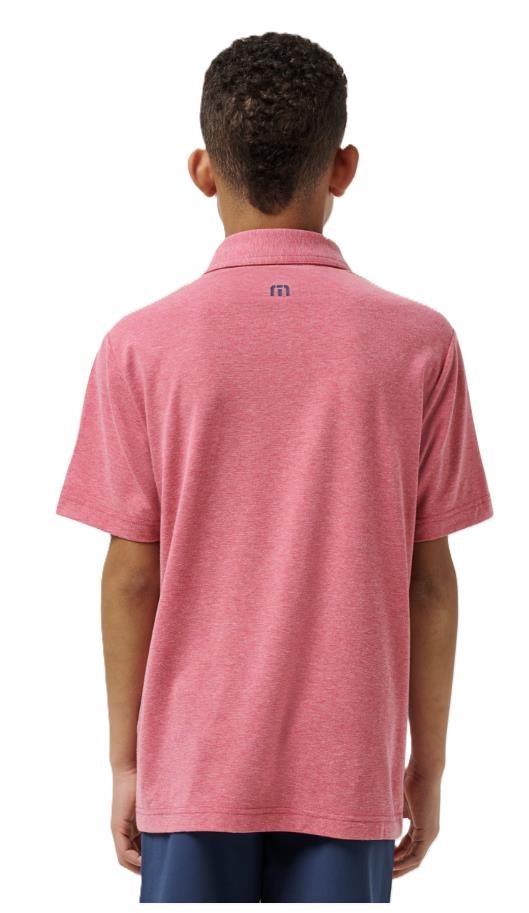 Travis Mathew FINAL CALL dětské polo, růžové