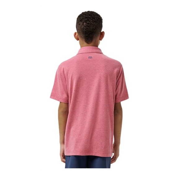 Travis Mathew FINAL CALL dětské polo, růžové