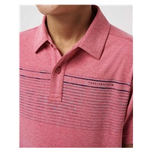 Travis Mathew FINAL CALL dětské polo, růžové