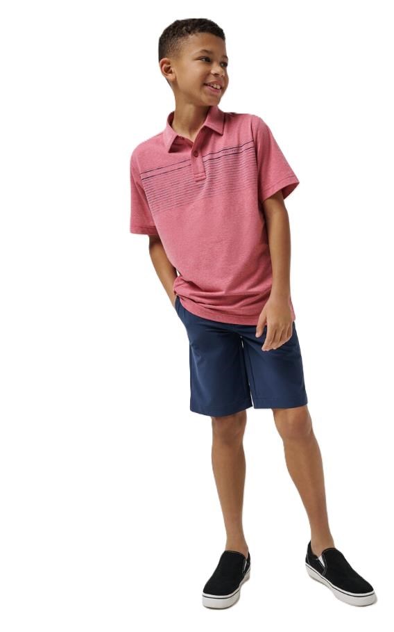 Travis Mathew FINAL CALL dětské polo, růžové