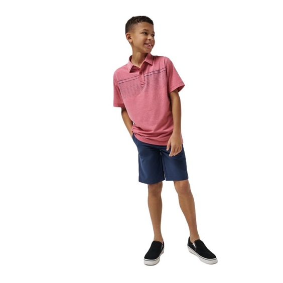 Travis Mathew FINAL CALL dětské polo, růžové