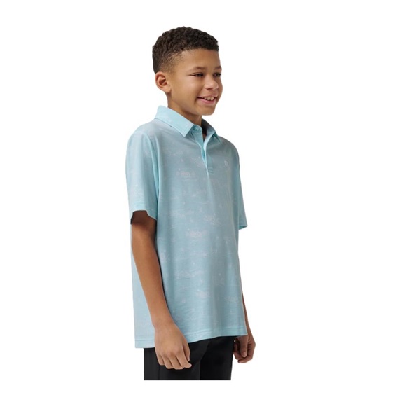 Travis Mathew TROPICAL ROAD dětské polo, modré