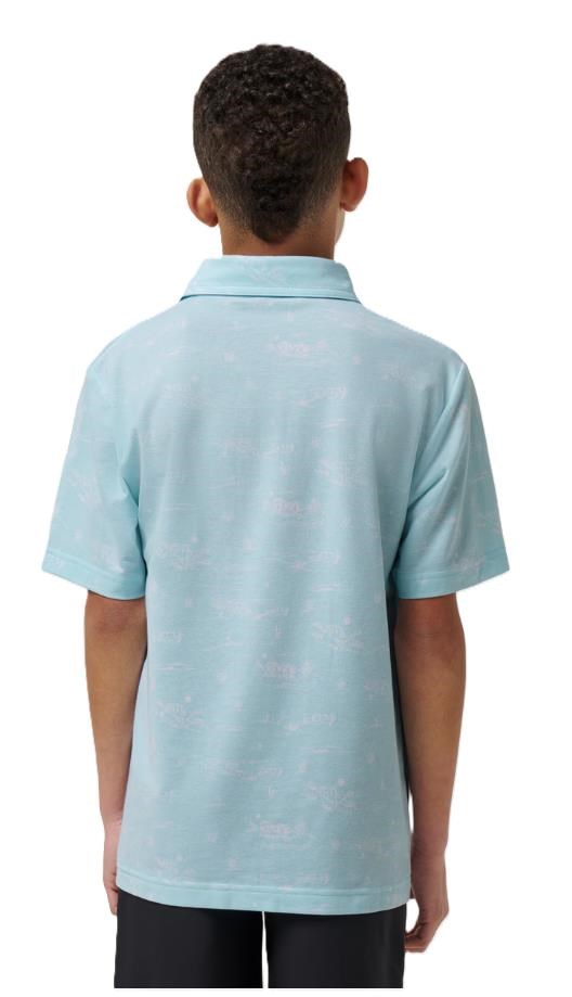 Travis Mathew TROPICAL ROAD dětské polo, modré