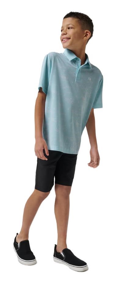Travis Mathew TROPICAL ROAD dětské polo, modré