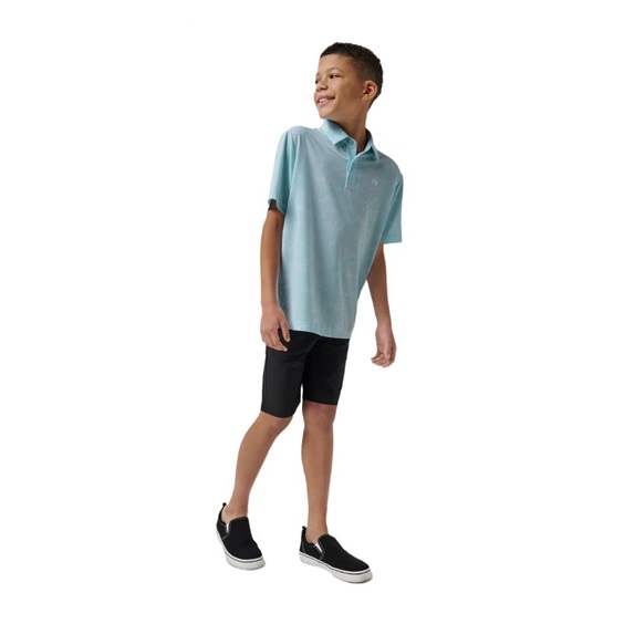 Travis Mathew TROPICAL ROAD dětské polo, modré