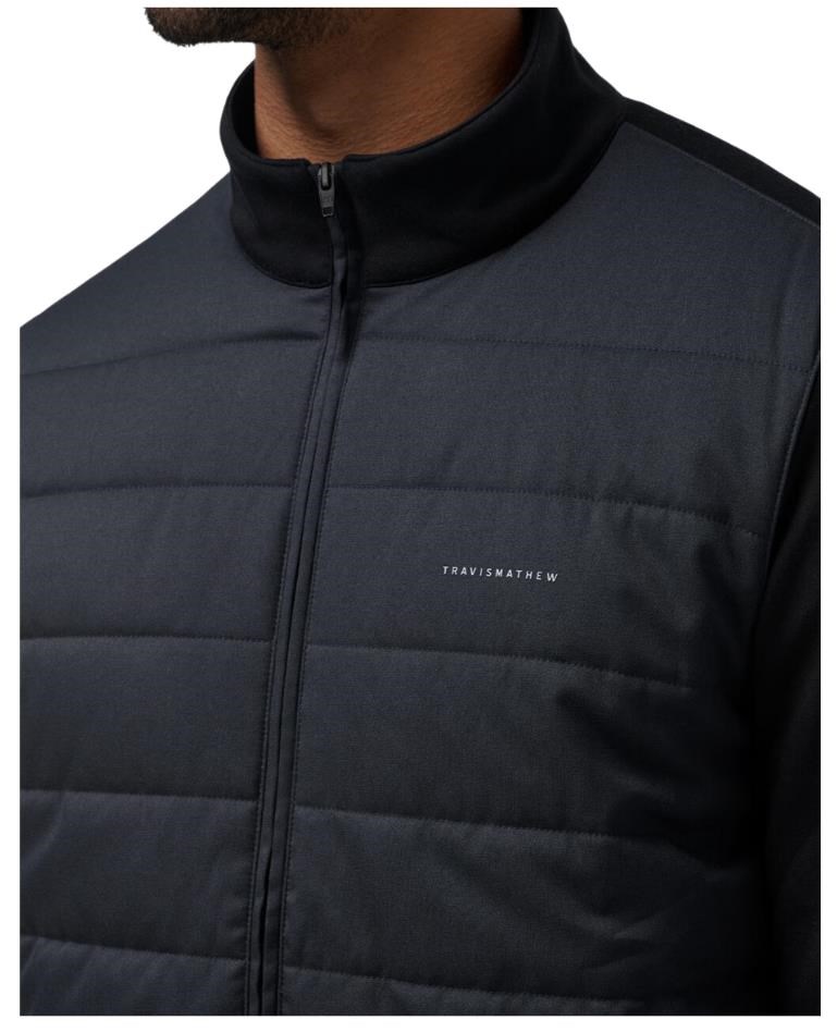 Travis Mathew Point of Sail Full Zip pánská bunda, černá