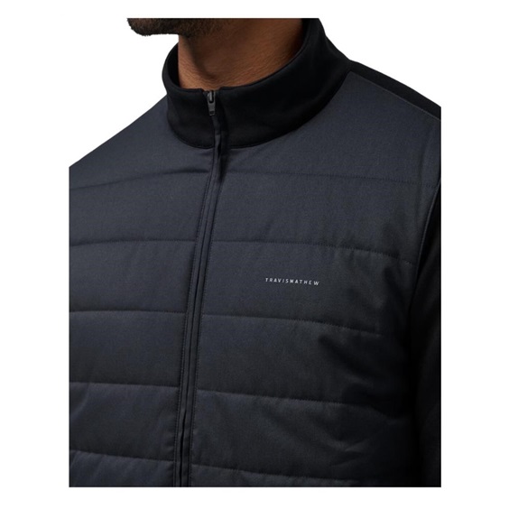 Travis Mathew Point of Sail Full Zip pánská bunda, černá