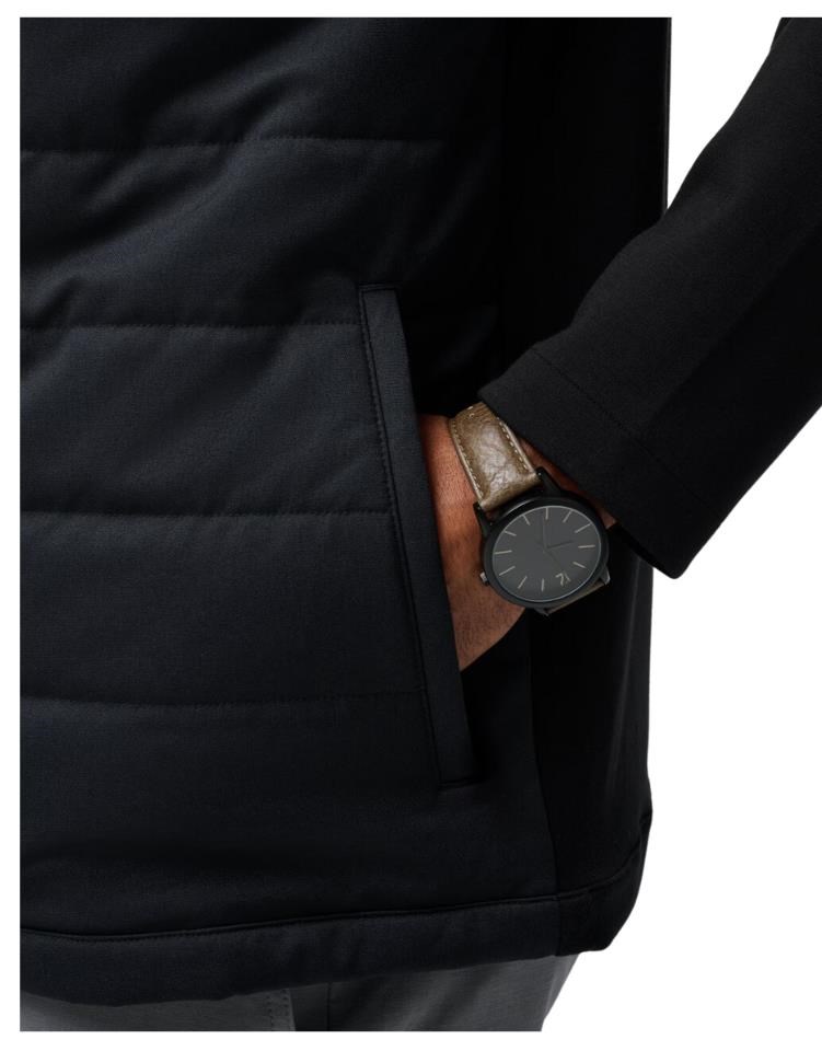 Travis Mathew Point of Sail Full Zip pánská bunda, černá