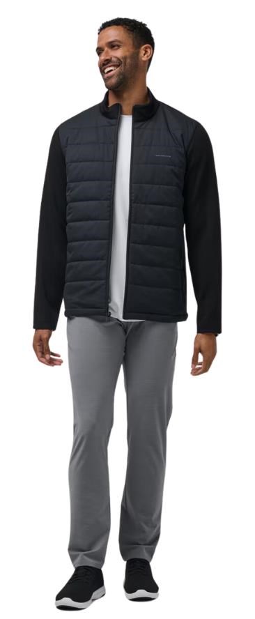Travis Mathew Point of Sail Full Zip pánská bunda, černá