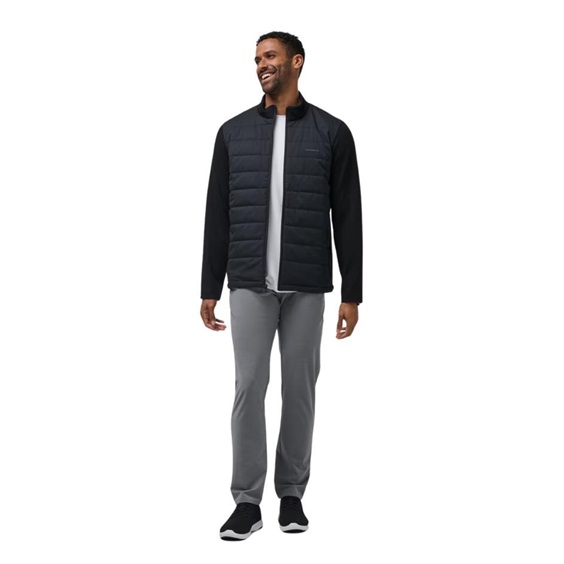 Travis Mathew Point of Sail Full Zip pánská bunda, černá