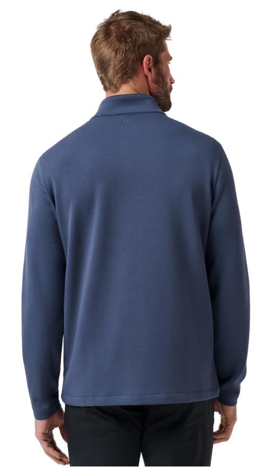 Travis Mathew Point of Sail Full-Zip pánská bunda, mood indigo