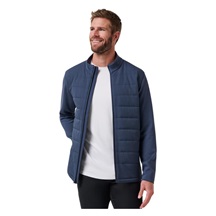 Travis Mathew Point of Sail Full-Zip pánská bunda, mood indigo