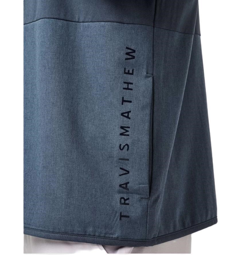 Travis Mathew Deepspace Full Zip pánská mikina, modrá