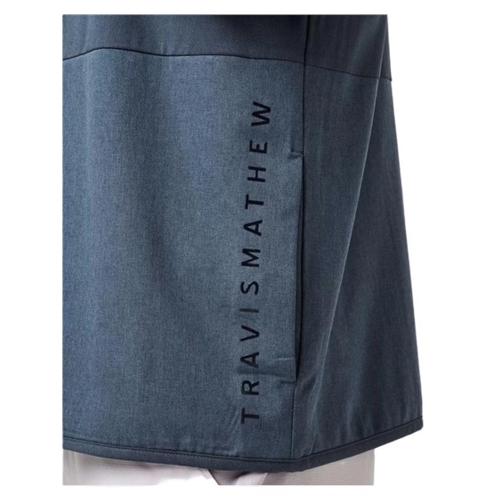 Travis Mathew Deepspace Full Zip pánská mikina, modrá