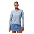 Travis Mathew Featherweightt Active zip long sleeve dámské polo, modré
