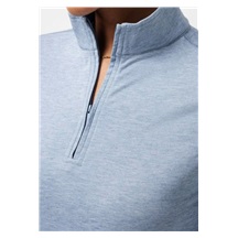 Travis Mathew Featherweightt Active zip long sleeve dámské polo, modré