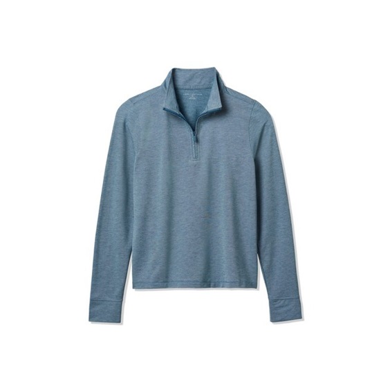 Travis Mathew Featherweightt Active zip long sleeve dámské polo, modré