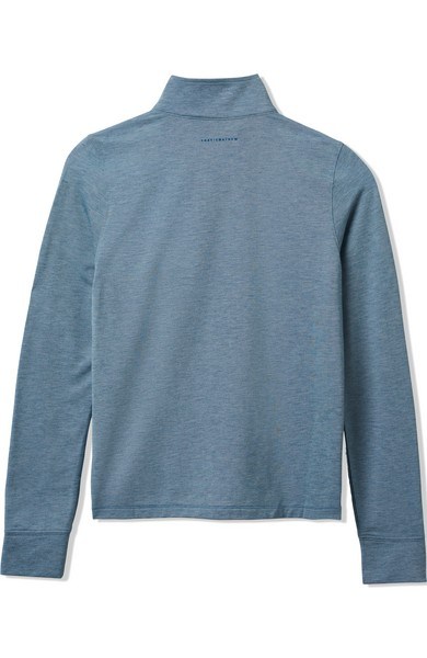 Travis Mathew Featherweightt Active zip long sleeve dámské polo, modré