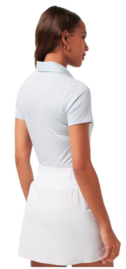 Travis Mathew Featherweight Active dámské polo, heather kentucky blue