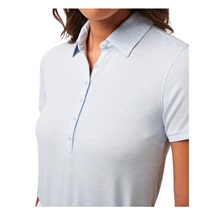 Travis Mathew Featherweight Active dámské polo, heather kentucky blue