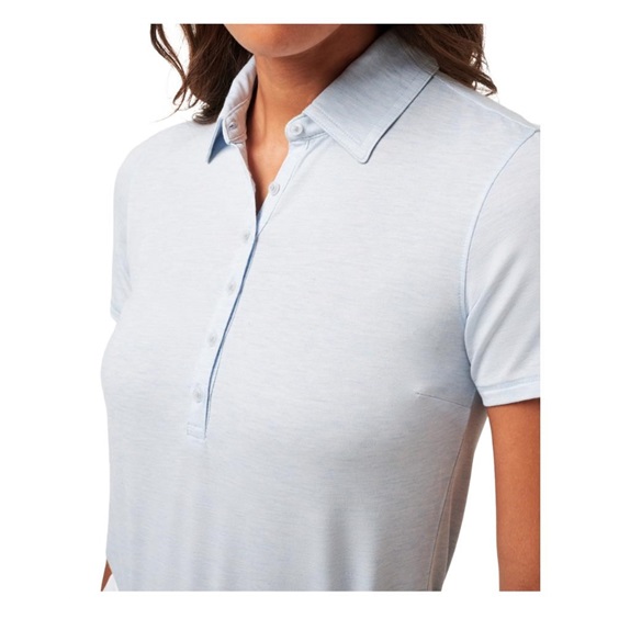 Travis Mathew Featherweight Active dámské polo, heather kentucky blue