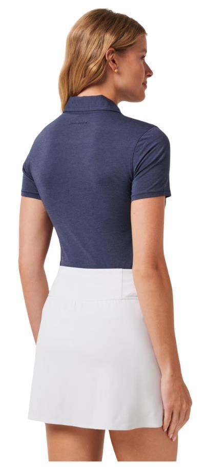 Travis Mathew Featherweight Active dámské polo, heather navy blazer