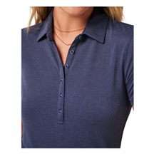 Travis Mathew Featherweight Active dámské polo, heather navy blazer