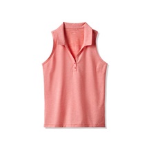 Travis Mathew Featherweight Active dámské polo bez rukávů, lososové