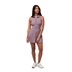 Travis Mathew Moveknit Sleeveless Polo golfové šaty, heather moonscape