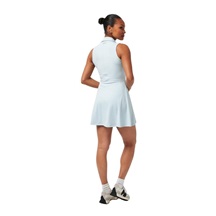 Travis Mathew Moveknit Sleeveless Polo golfové šaty, heather baby blue