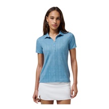 Travis Mathew Featherweight Active Printed dámské polo, smoke blue multi