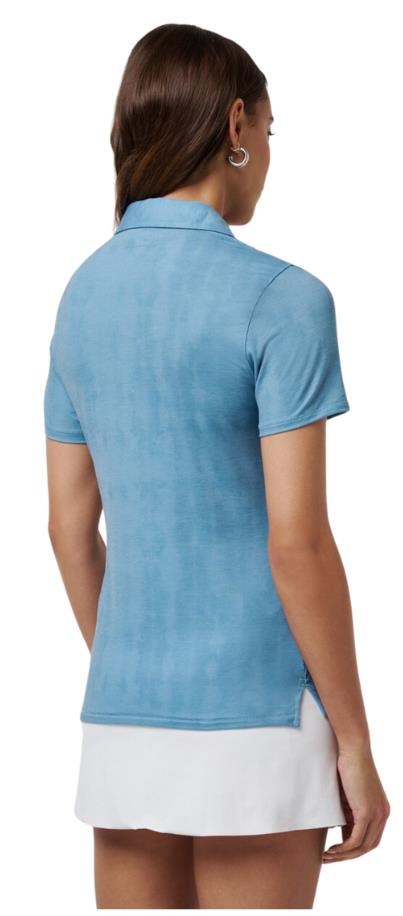 Travis Mathew Featherweight Active Printed dámské polo, smoke blue multi
