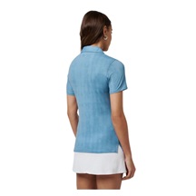 Travis Mathew Featherweight Active Printed dámské polo, smoke blue multi