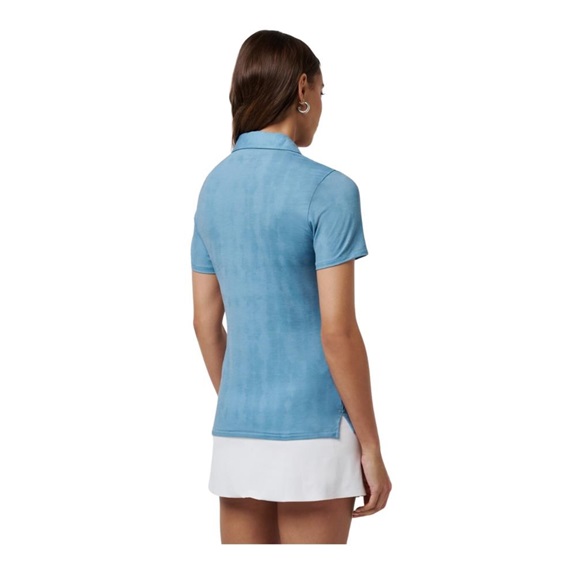 Travis Mathew Featherweight Active Printed dámské polo, smoke blue multi