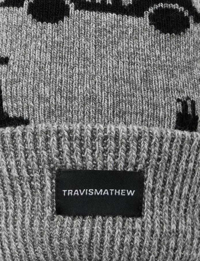 Travis Mathew Mapes pánská zimní čepice, šedá