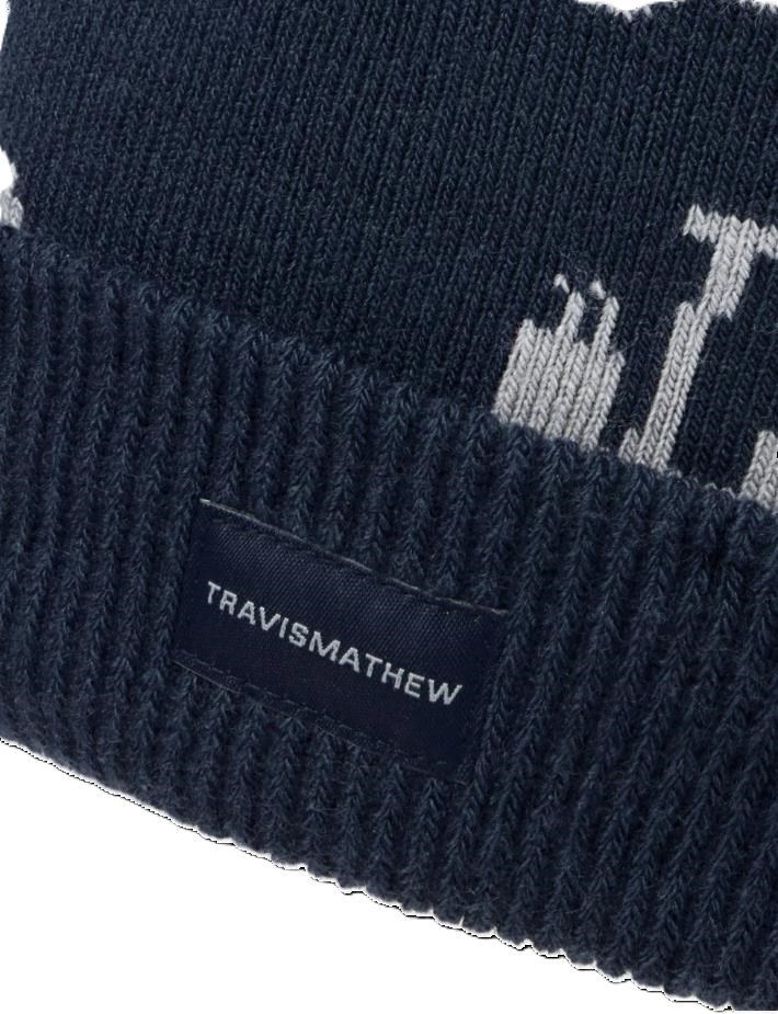 Travis Mathew Mapes pánská zimní čepice, modrá